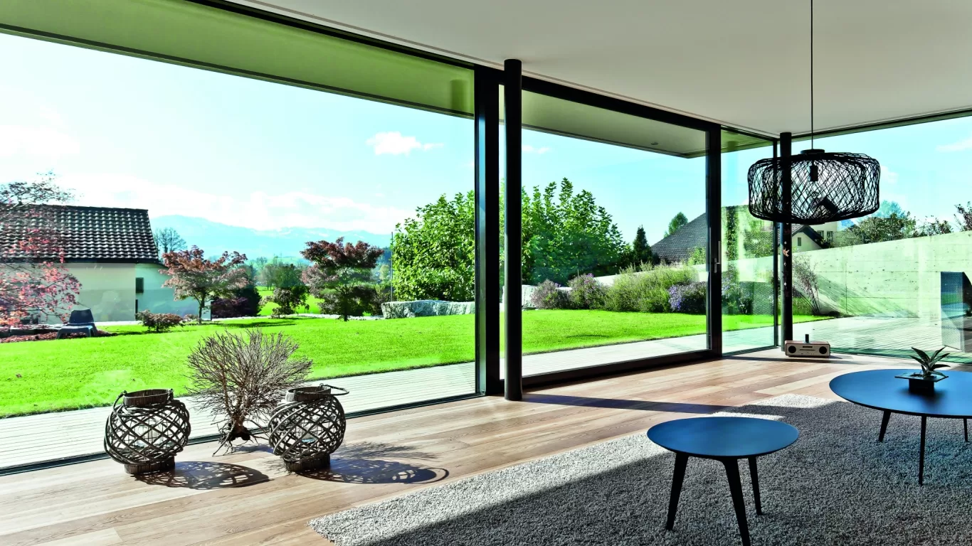 Aluminium exterior doors