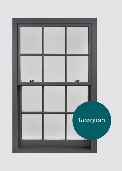 Georgian sliding sash window style