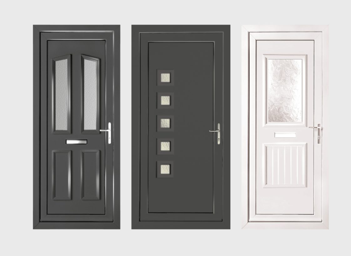 Three PVC Doors
