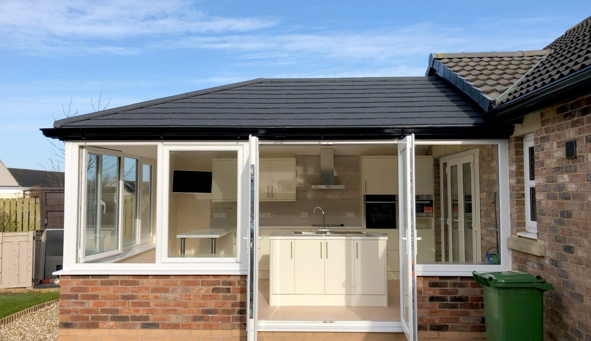 Warmroof kitchen extension