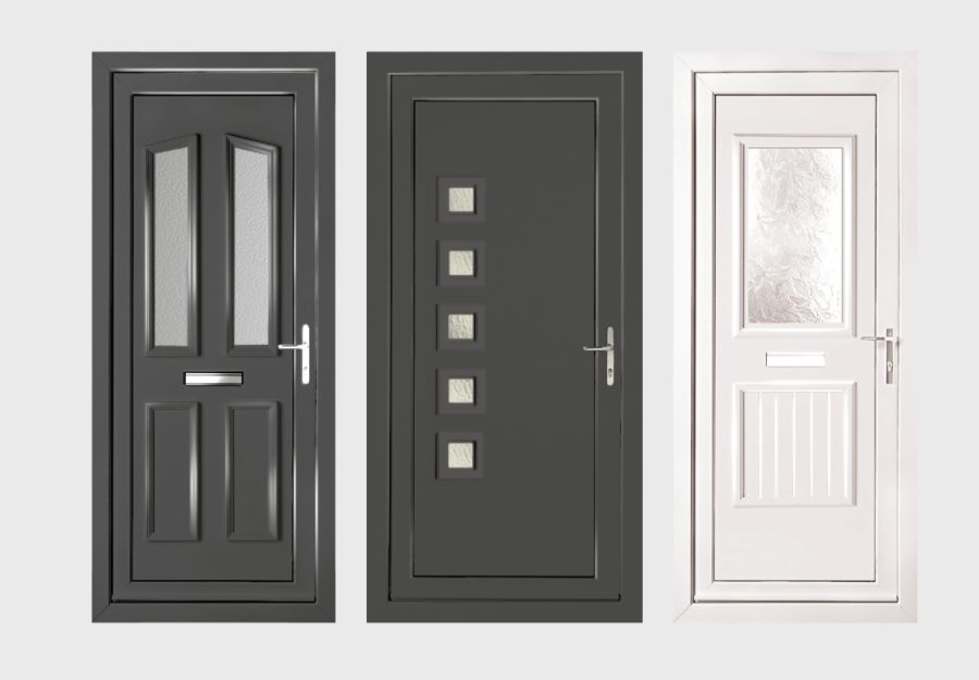 Three PVC Doors