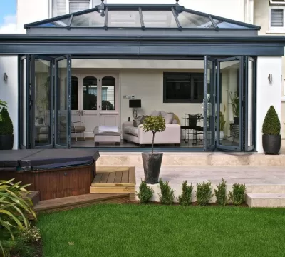 Six Panel BiFold Doors by Keswick Superlgaze
