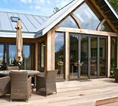 Five-Panel BiFold Doors Keswick Superglaze in Cumbria