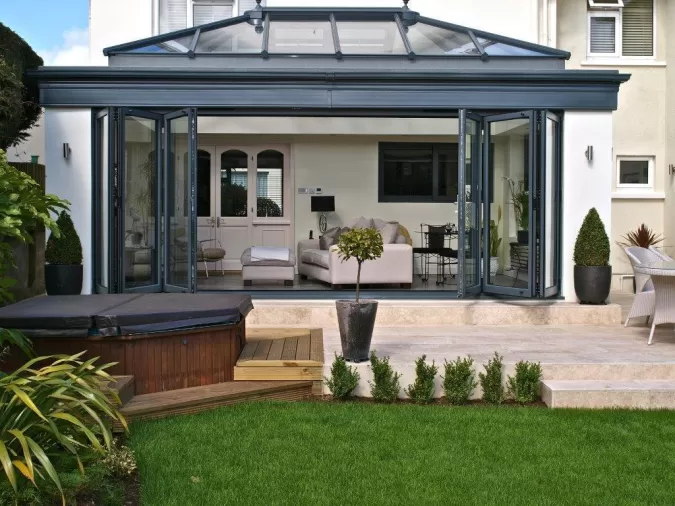 Six Panel BiFold Doors by Keswick Superlgaze
